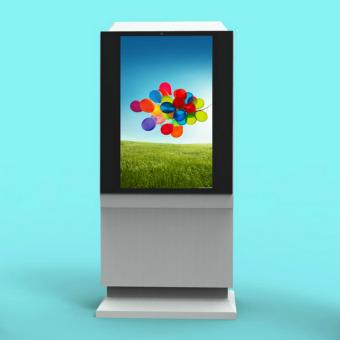 42寸户外垃圾桶广告机