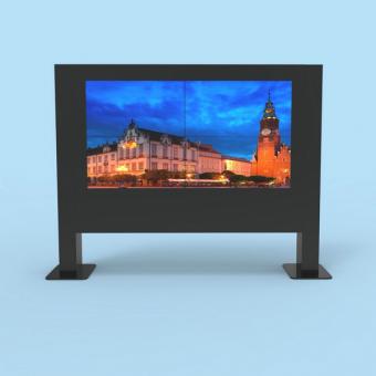 55寸2*2户外高亮拼接大屏